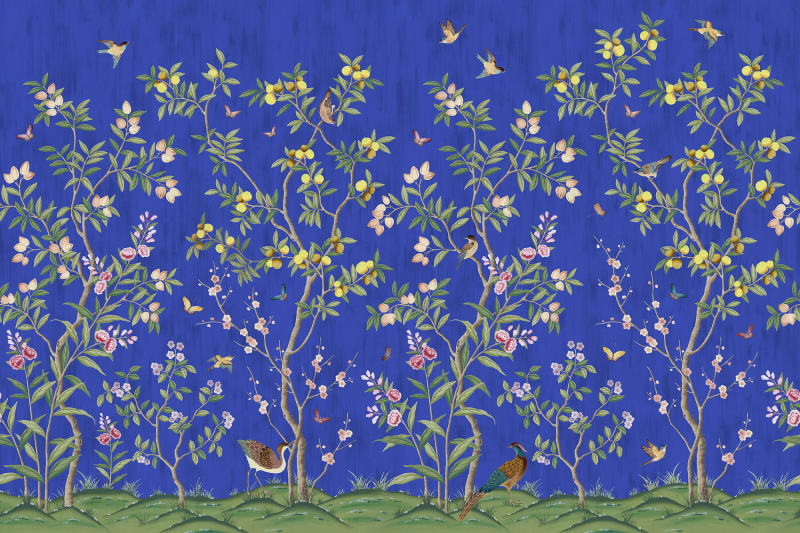 Chinoiserie Chic, Cobalt