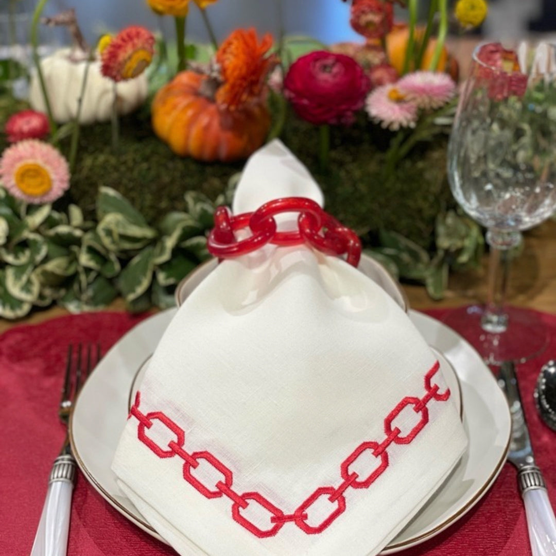 Chain Link - Napkin Rings