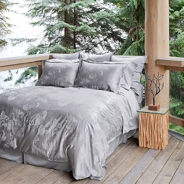 St Genève | Luna Silk-Cashmere Jacquard Duvet Cover