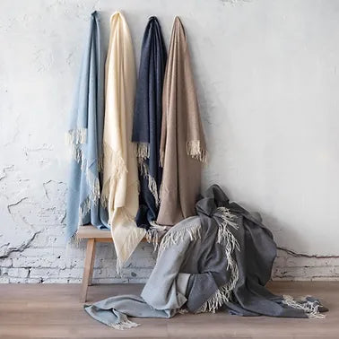 St Genève | Freya | Baby Alpaca Throw