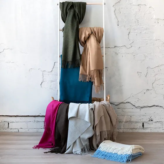 St Genève | Alfie | Baby Alpaca Throw