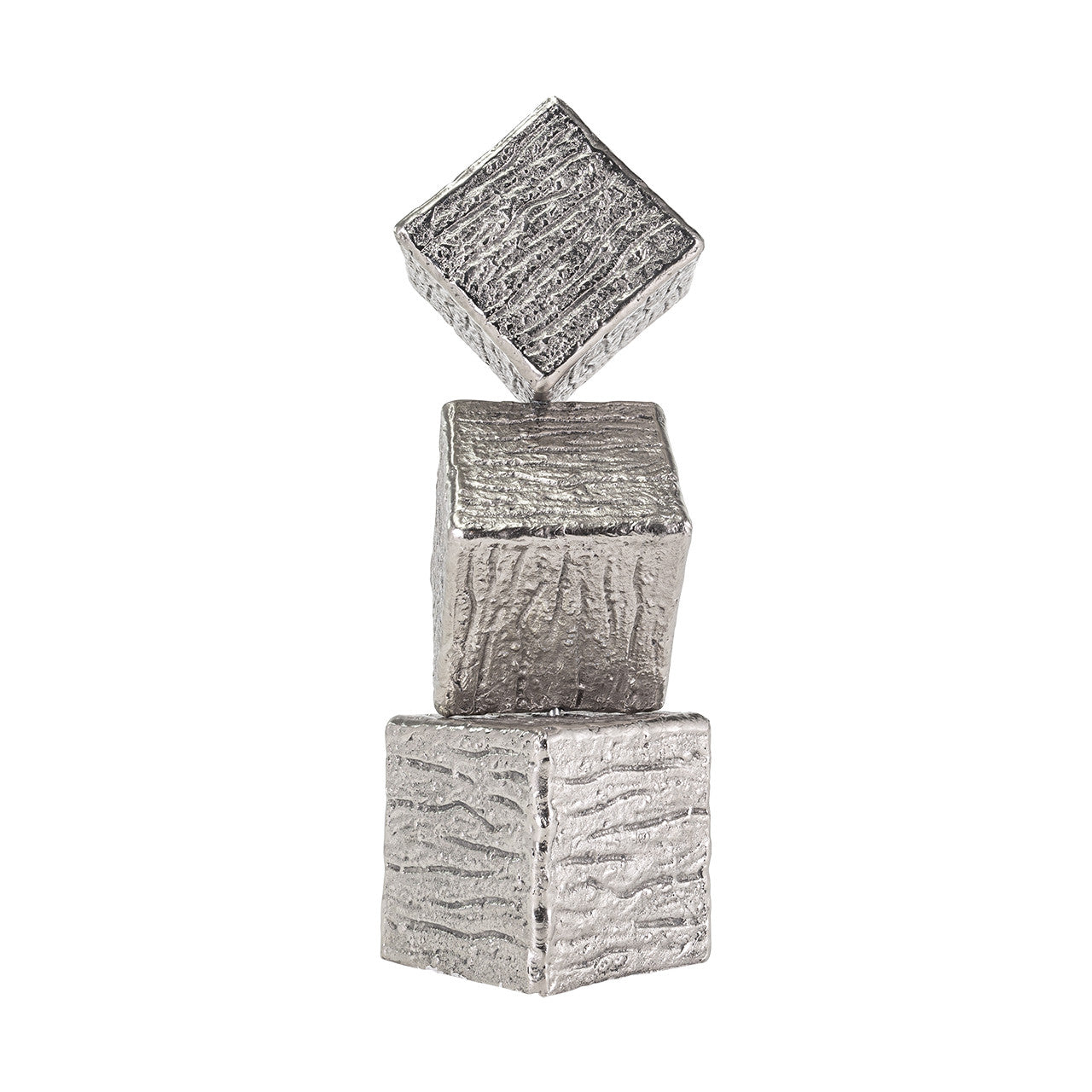 Cube Silver Sculpture