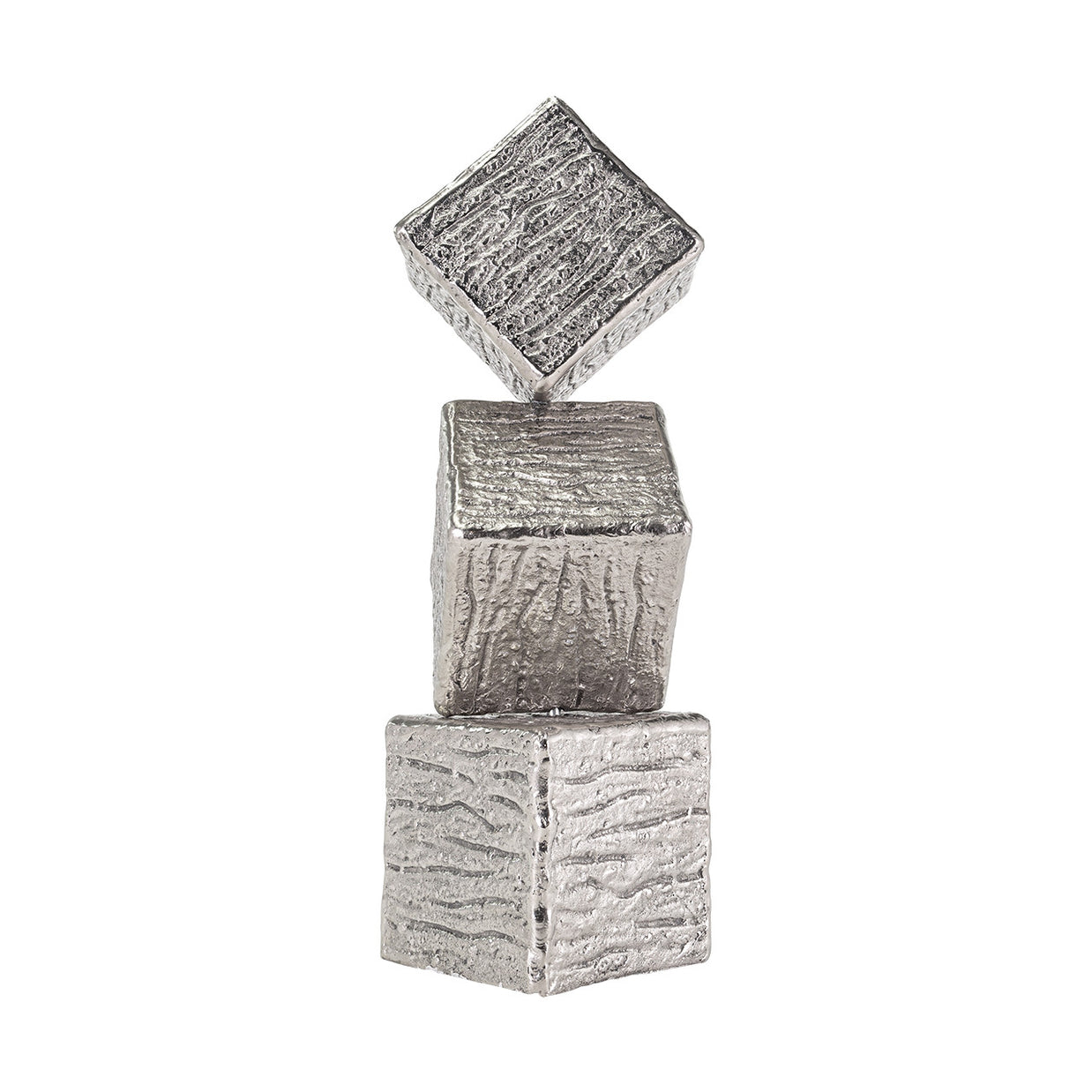 Cube Silver Sculpture