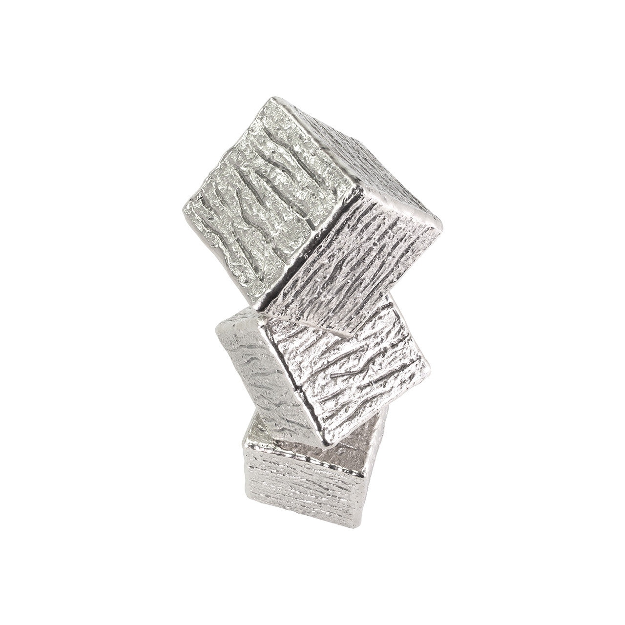 Cube Silver Sculpture