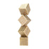Cube Gold Sculpture