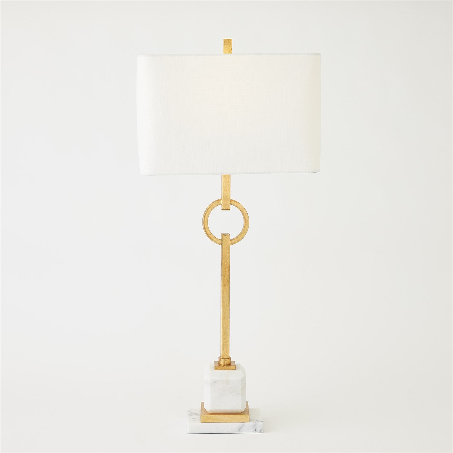 Top Ring Table Lamp-Gold Leaf