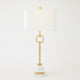 Top Ring Table Lamp-Gold Leaf