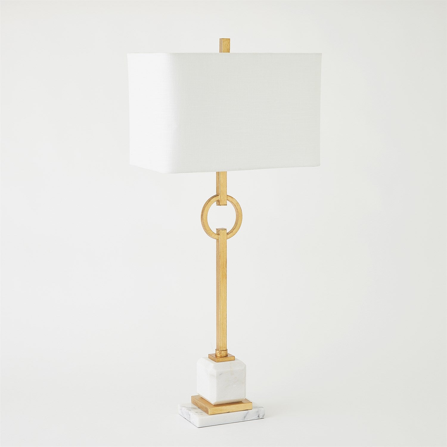 Top Ring Table Lamp-Gold Leaf
