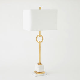 Top Ring Table Lamp-Gold Leaf