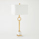 Top Ring Table Lamp-Gold Leaf