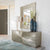 Linen Fold Cabinet-Silver