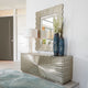 Linen Fold Cabinet-Silver