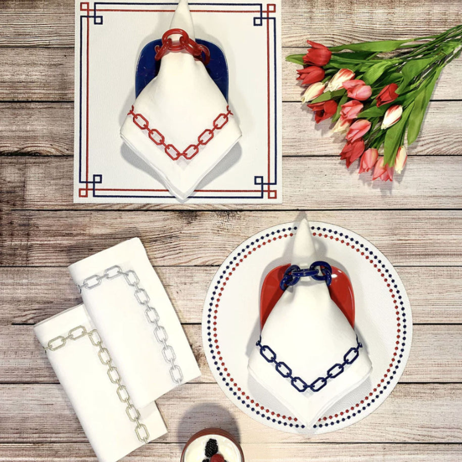 Chains - Napkin (Sets of 4)
