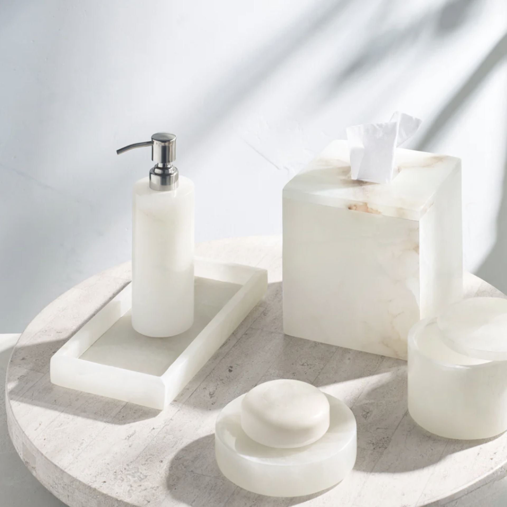 Alabaster Bath Accessories