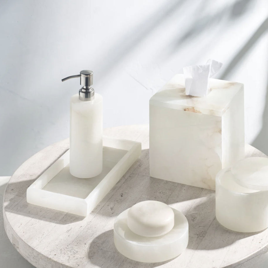 Alabaster Bath Accessories
