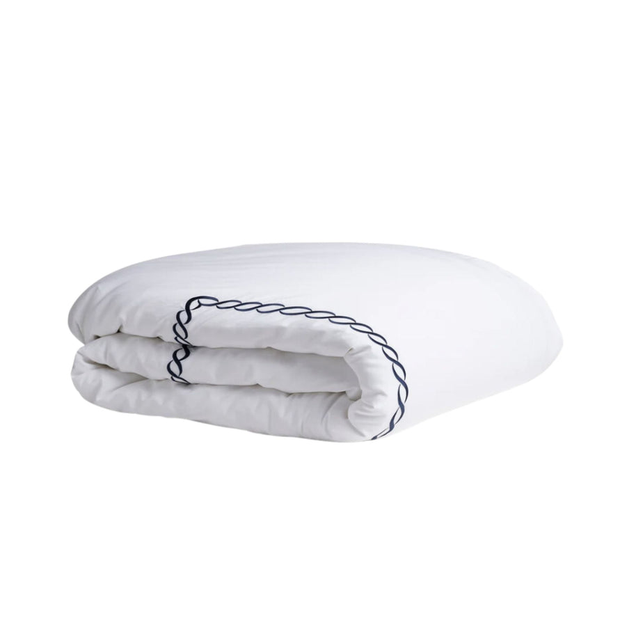 Catena Embroidered Percale Duvet