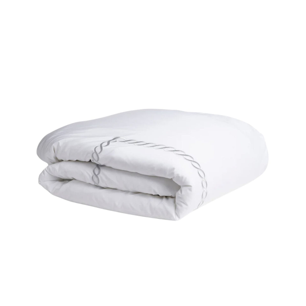 Catena Embroidered Percale Duvet