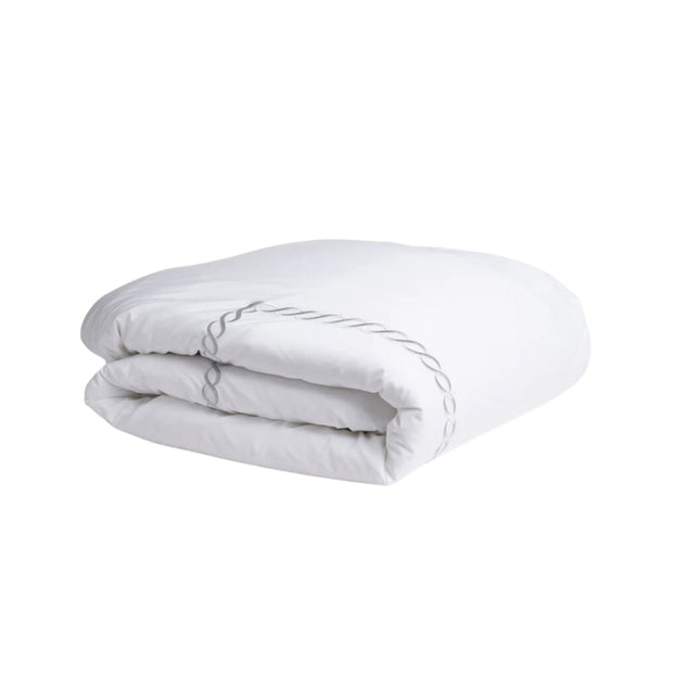 Catena Embroidered Percale Duvet
