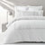 Catena Embroidered Percale Duvet