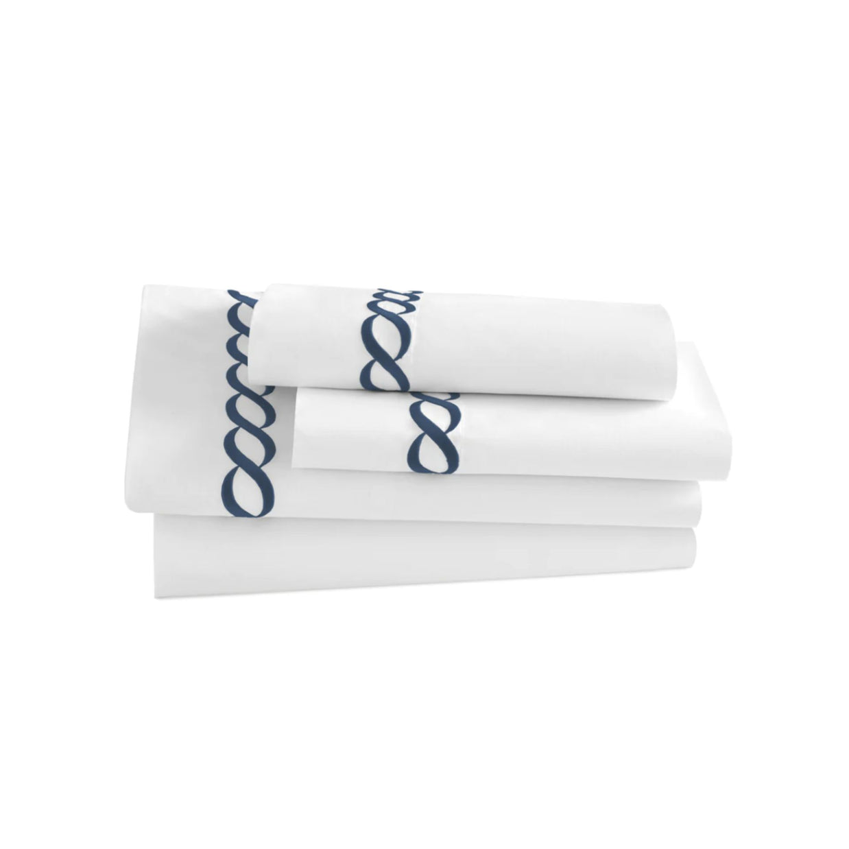 Catena Embroidered Percale Sheet Set
