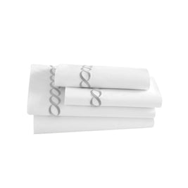 Catena Embroidered Percale Sheet Set