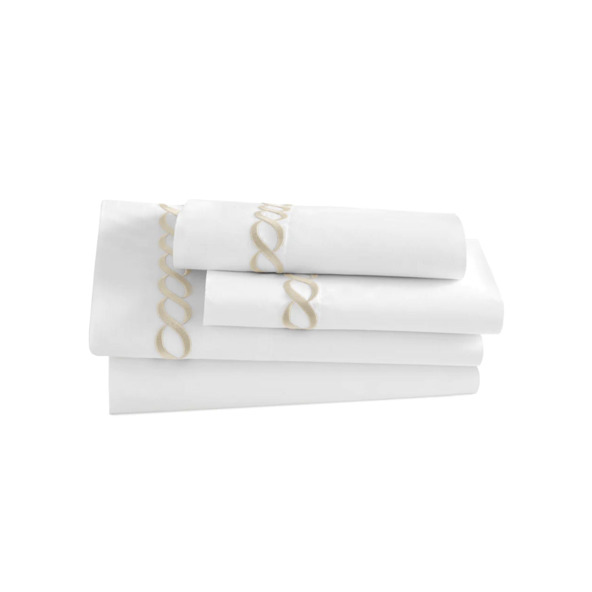 Catena Embroidered Percale Sheet Set