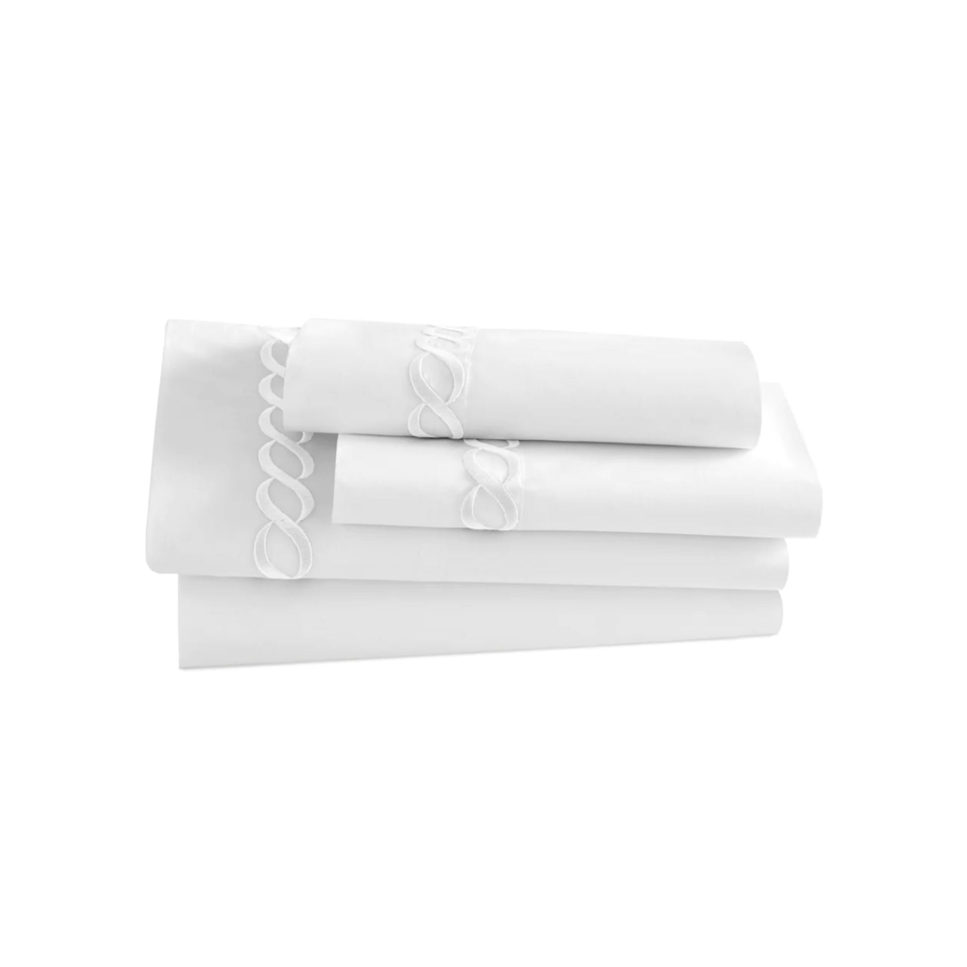 Catena Embroidered Percale Sheet Set