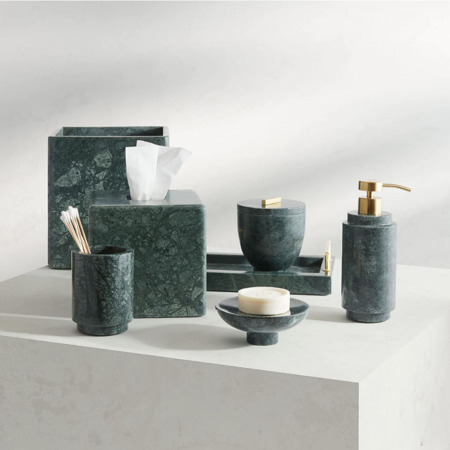 Esmeralda Marble Bath Accessories