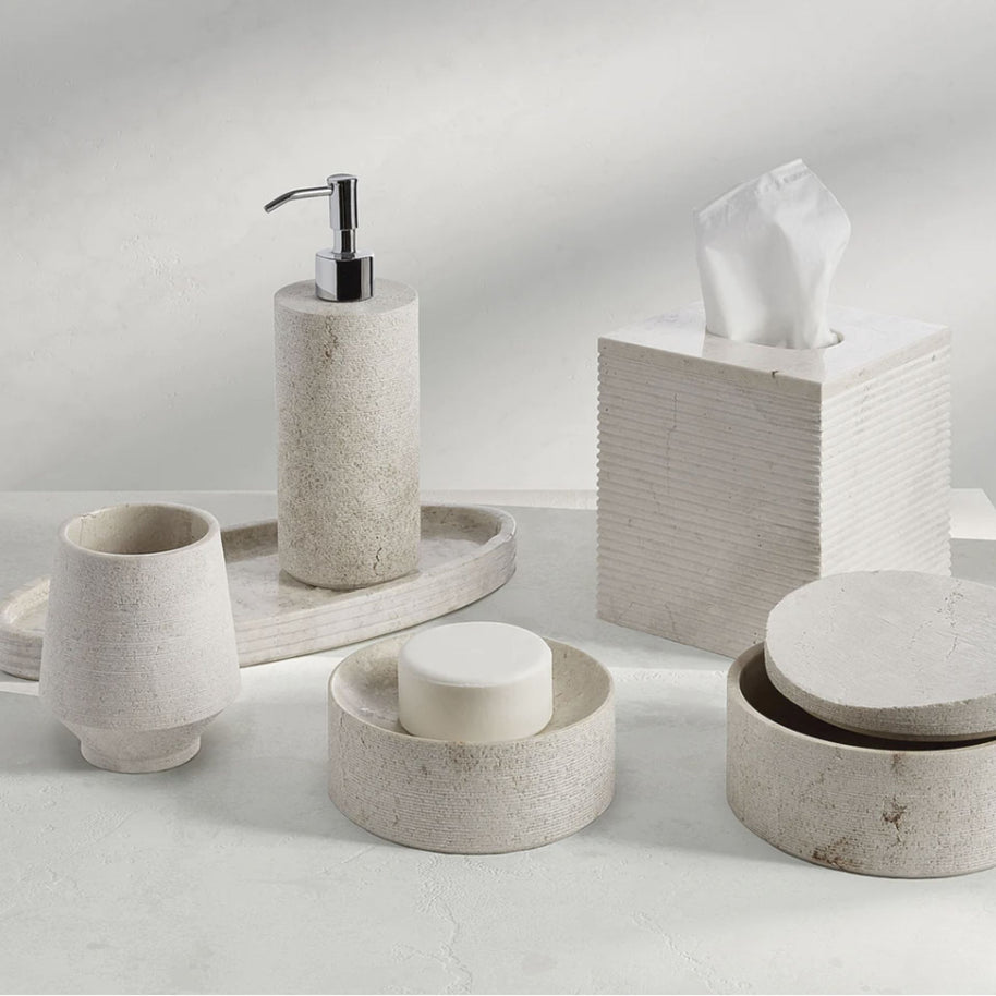 Limestone Bath Accessories