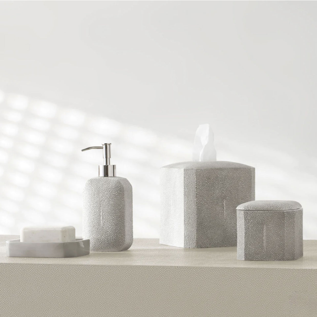 Shagreen Bath Accessories
