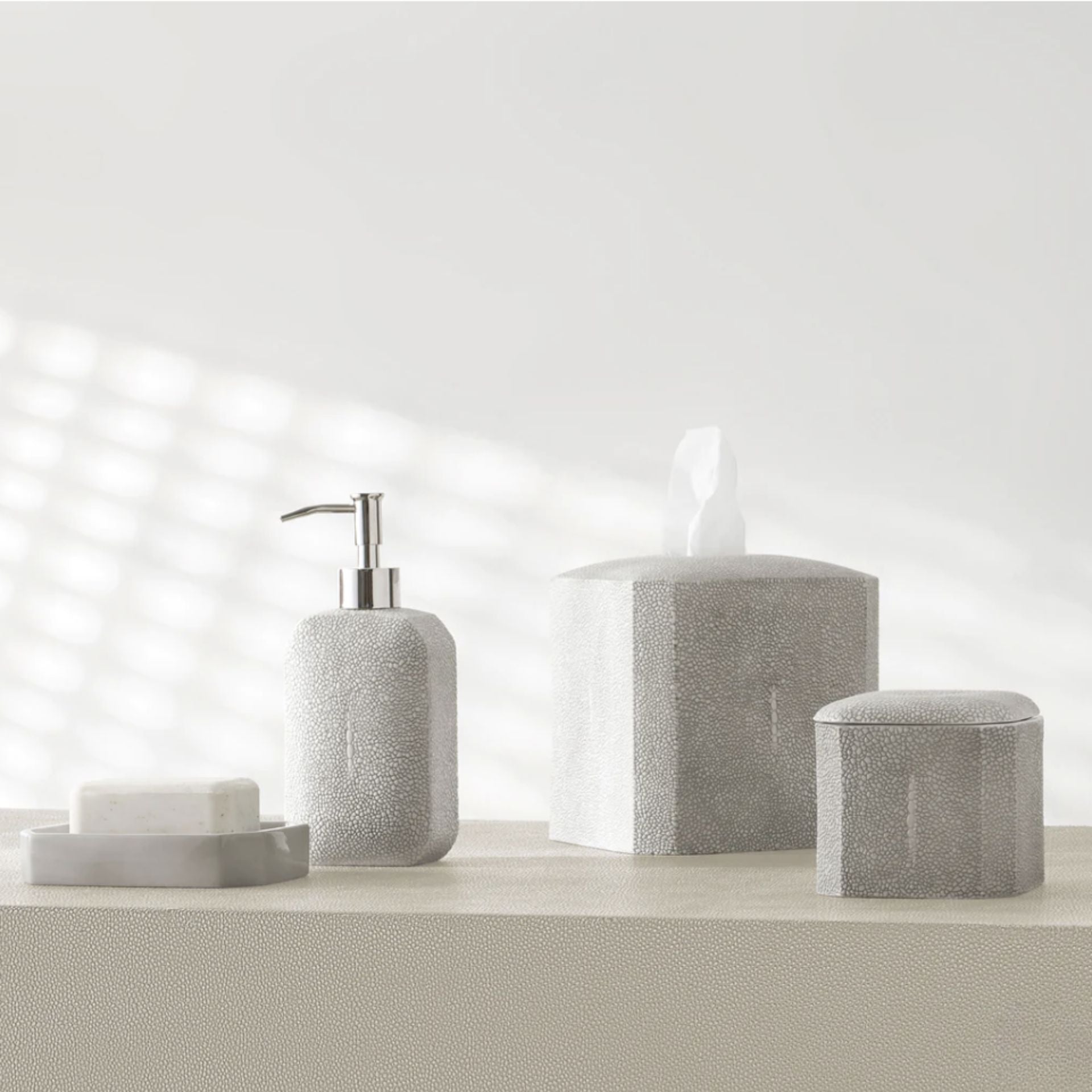 Shagreen Bath Accessories