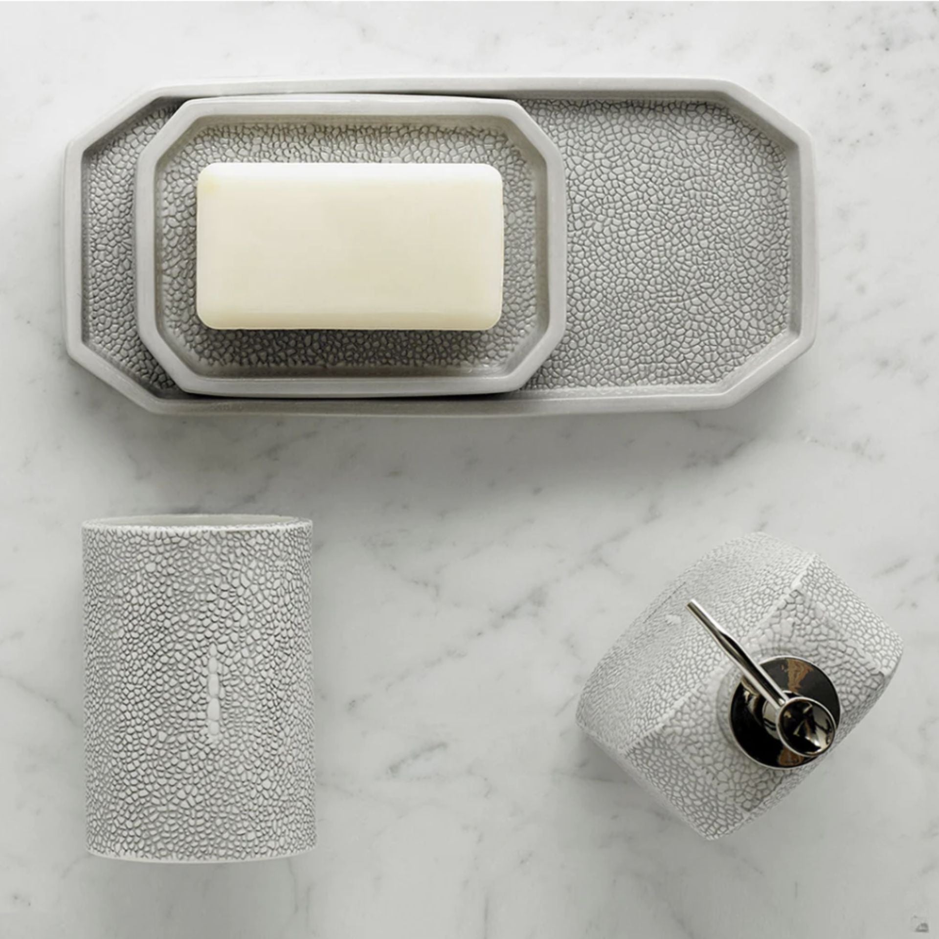 Shagreen Bath Accessories