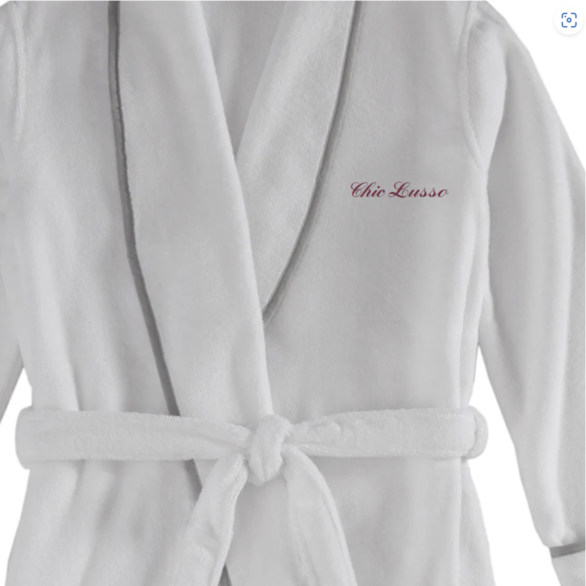 Turkish Cotton Piped Robe