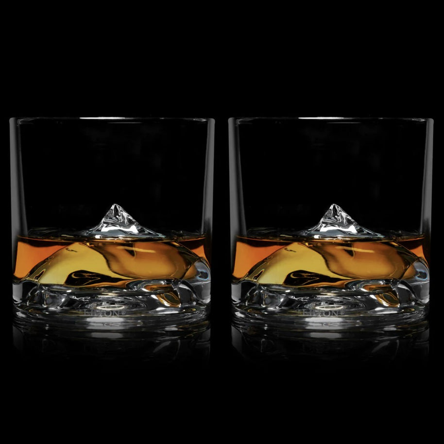 Everest Crystal Whiskey Glasses Set Of 2 - LIITON