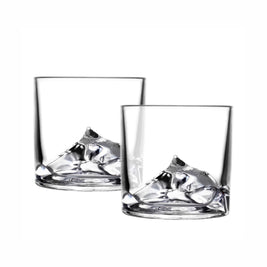 Everest Crystal Whiskey Glasses Set Of 2 - LIITON
