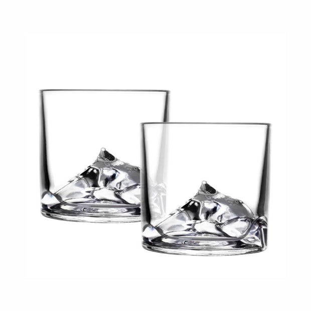 Everest Crystal Whiskey Glasses Set Of 2 - LIITON