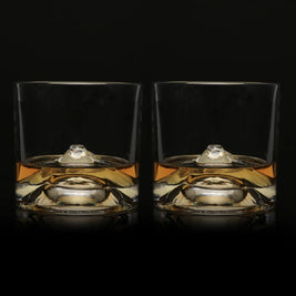Fuji Crystal Whiskey Glasses Set Of 2 - LIITON