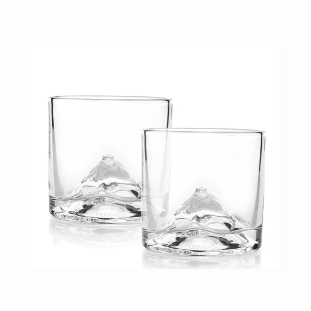 Fuji Crystal Whiskey Glasses Set Of 2 - LIITON