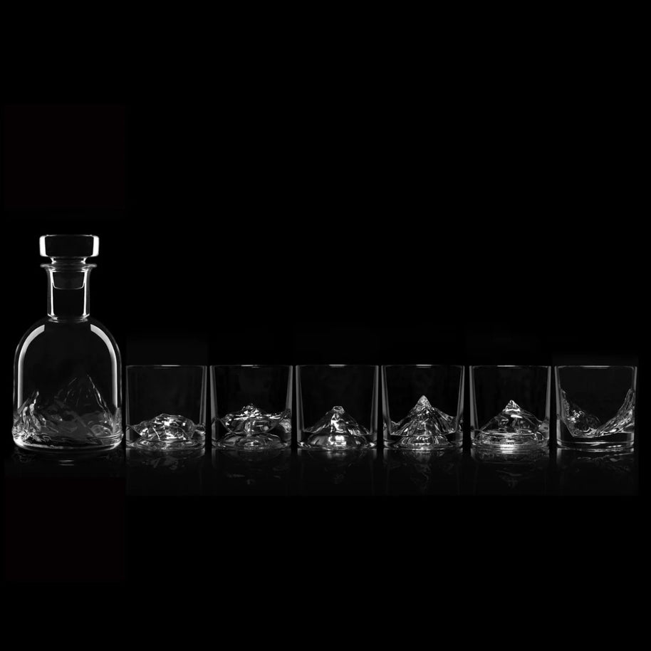 Luxury Crystal Whiskey Peaks Set - LIITON