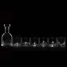 Luxury Crystal Whiskey Peaks Set - LIITON