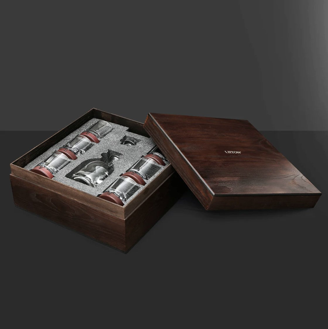 Luxury Crystal Whiskey Peaks Set - LIITON