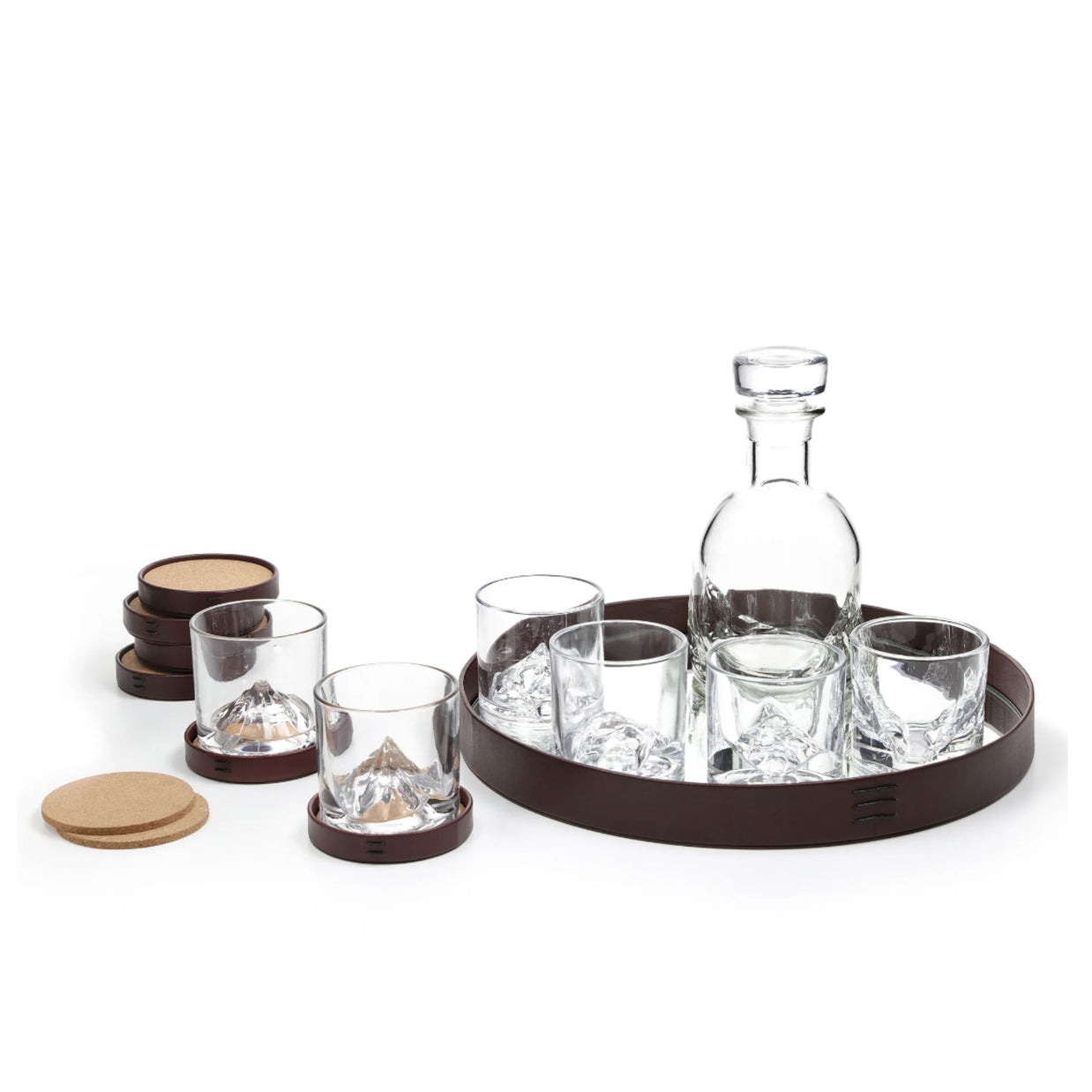 Luxury Crystal Whiskey Peaks Set - LIITON