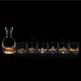Luxury Crystal Whiskey Peaks Set - LIITON