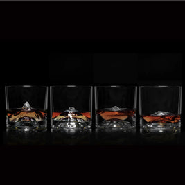 The Crystal Whiskey Peaks Glass Set Of 4 - LIITON