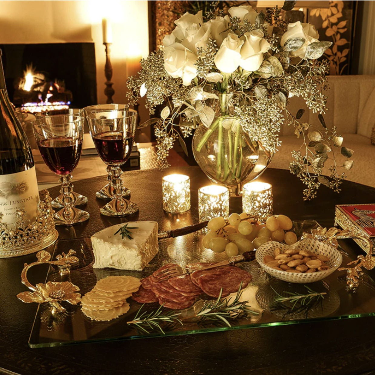 Botanica Glass Tray - OLIVIA RIEGEL