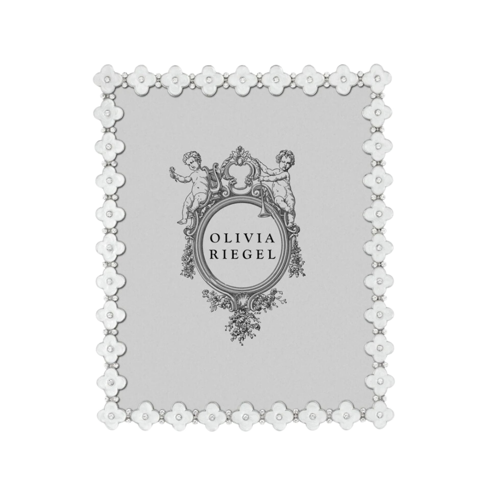 Enamel Clover Frame - OLIVIA RIEGEL