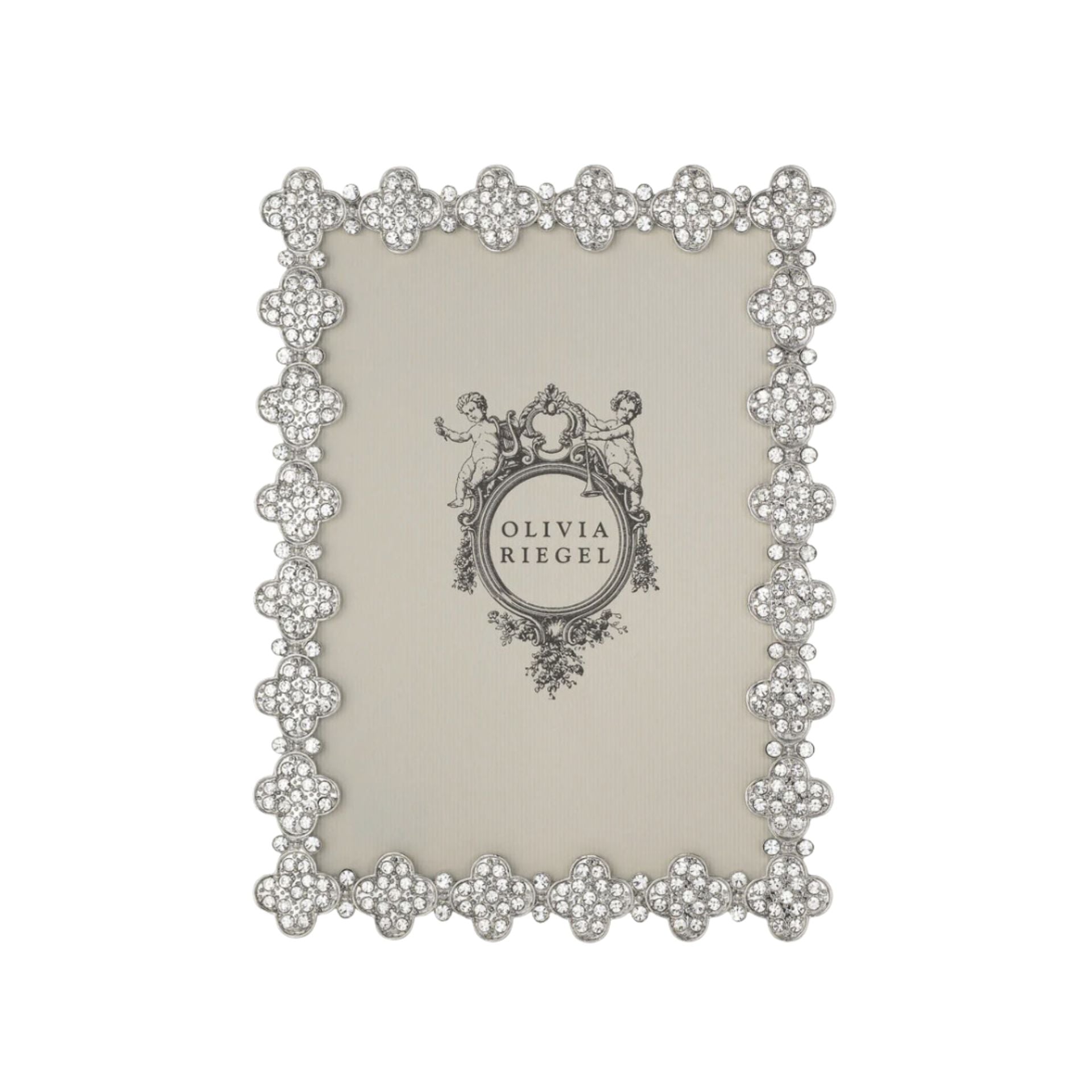Pavé Clover Frame - OLIVIA RIEGEL