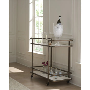 AGED GOLD BAR CART