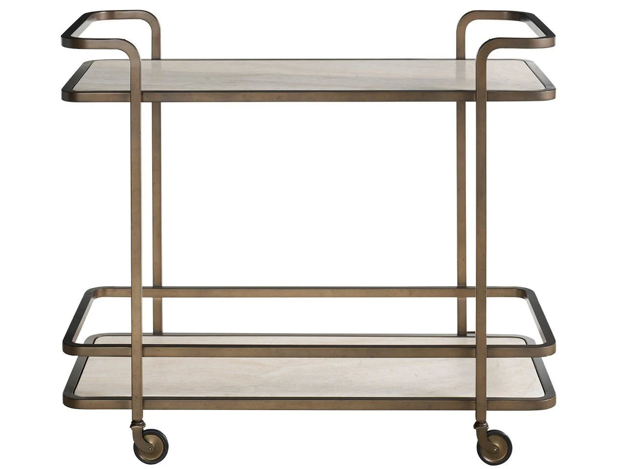 AGED GOLD BAR CART