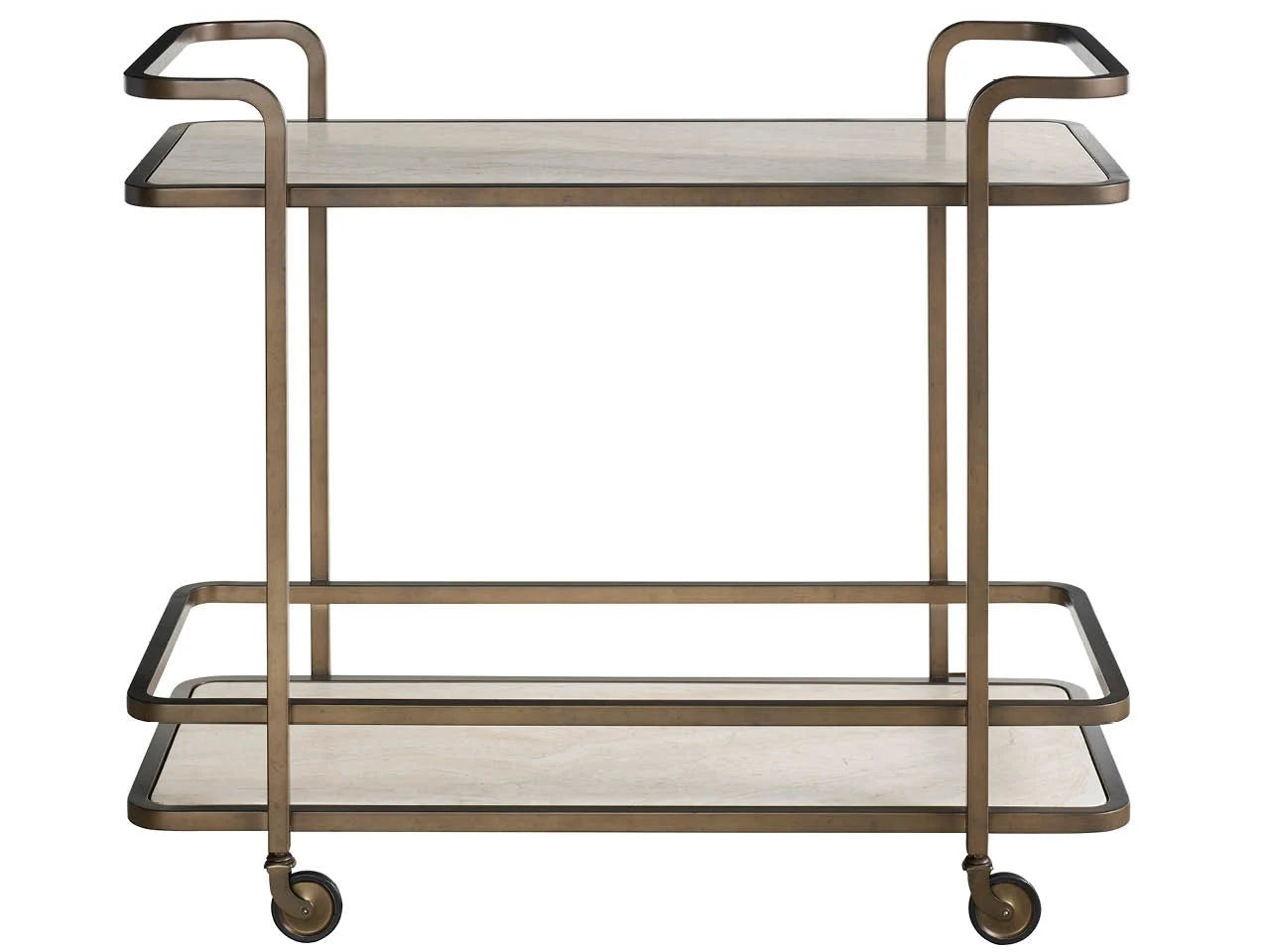 AGED GOLD BAR CART